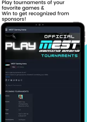 MEST.gg's Gaming Arena android App screenshot 5